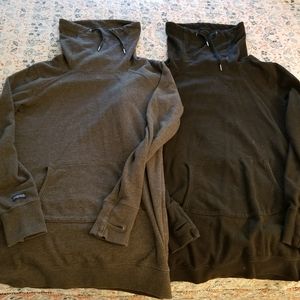2 Jansport Funnel Neck Tunic Sweatshirts